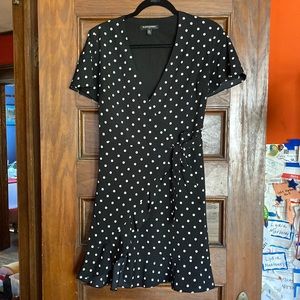 Banana Republic Polka Dot Wrap Dress